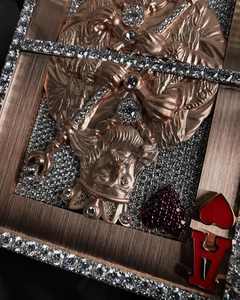 Gold Plated Bling Bling VVS Moissanite Round Cut Diamond Poker King of Club Diamond <b>Card</b> Pendant Party Wear Hiphop Pendant - Product Image 5