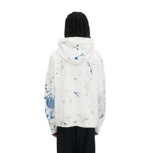 Sweat à Capuche en Coton Polaire Lourd pour Homme, Surdimensionné, Personnalisé, Décontracté, Couleur Unie pour l'Hiver, 400gsm, de Luxe, 2025 - Product Image 2