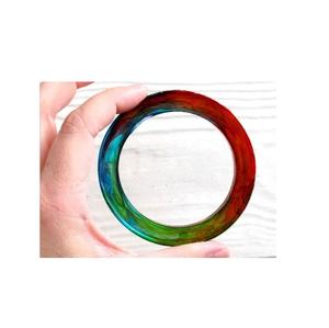 Elegantes Brazaletes de Resina Color Azul Cielo para Chicas, Juego de Brazaletes Elegantes para Bodas y Uso Diario, Brazaletes para Fiestas a Bajo Precio - Product Image 6