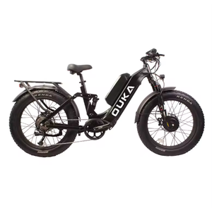 Las Mejores Ofertas en Bicicletas Eléctricas para Adultos con Doble Motor de 52v 1000w*2, Bicicleta Urbana de Largo Alcance, Bicicleta Eléctrica de 60v 750w*2 con Doble Motor de 48v - Product Image 3