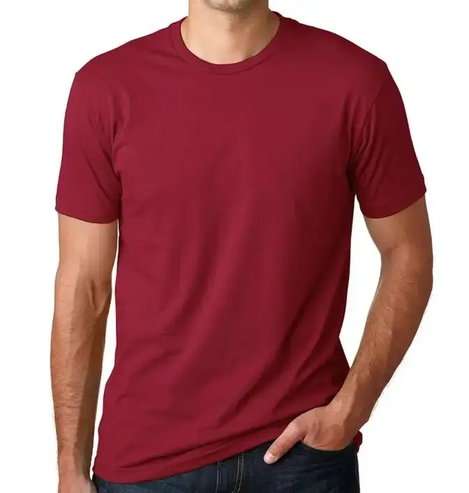 Camisetas casuais personalizadas para homens, camisetas 100% algodão para venda em alta qualidade, cor sólida e lisa, branco e liso