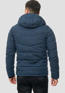 เสื้อแจ็คเก็ตผ้าแคนวาสกันลมสำหรับฤดูหนาว สไตล์วินเทจ แบบยูนิเซ็กซ์  ตกแต่งด้วยโลโก้ด้านหน้า  บุนวมแบบควิลท์  สามารถปรับแต่งได้ - Product Image 6