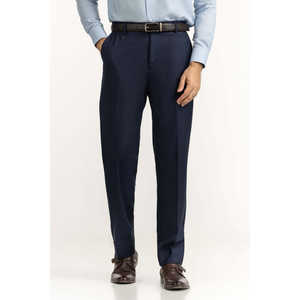 Pantalones de Vestir para Hombre, Corte Regular, Formales, para Negocios, con Decoraciones de Cremallera, Cintura Media, Rectos, de Seda Worsted, Disponibles en Varios Colores, Tallas XL a 4XL - Product Image 1