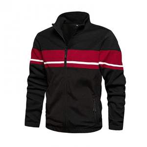 Fabricants de vêtements survêtement zippé personnalisé en éponge française 100% coton à carreaux pour hommes - Product Image 3