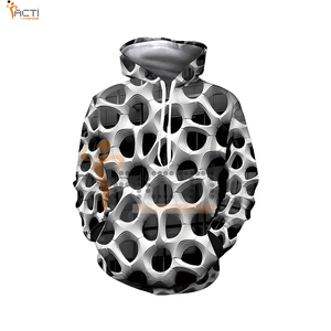 เสื้อฮู้ดพิมพ์ลาย3D สีพื้นไซส์ใหญ่กว่าเสื้อฮู้ดลาย3D - Product Image 1