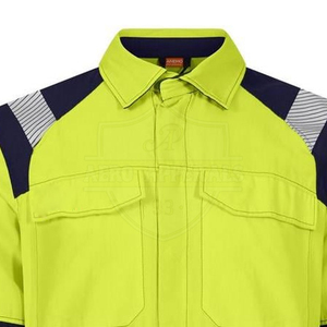 Camisa de trabajo 100% algodón, cómoda y transpirable, tela suave, uniforme de secado rápido. - Product Image 3