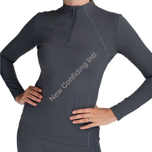 La Última Tendencia en Ropa de Equitación para Mujer 2026, Camiseta de Manga Larga de Poliéster y Elastano con Logotipo Personalizado - Product Image 3