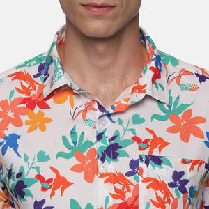 Chemises hawaïennes confortables pour hommes Chemises hawaïennes à séchage rapide pour hommes Chemises hawaïennes en polyester pour hommes - Product Image 6