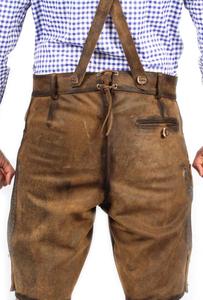 Shemax Trachten Shorts pour hommes Lederhosen Shaded Grey OEM Custom New Bavarian Oktoberfest Lederhosen - Product Image 4