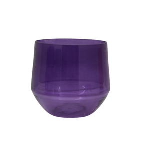 Porte-bougie en verre rond de la plus haute conception nouveau pot de bougie de couleur rose pour la décoration de salon à la main - Product Image 6