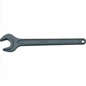 Clé à molette GEDORE 894 blanche 10 mm phosphatée, longueur 106 mm avec trou de suspension - Product Image 3