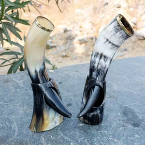 High Quality Eco-Friendly <b>Viking</b> Handcrafted Drinking <b>Horn</b> with Stand Modern Design by Saniya Handicraft - Product Image 5