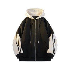 Sudadera con capucha polar personalizada de alta calidad ODM OEM para Hombre | Sudadera con cremallera de mezcla de algodón de gran tamaño Conceptos básicos de invierno para parejas - Product Image 2