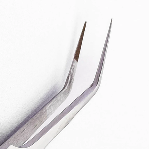 Best High Quality Durable Custom Logo Stainless Steel <b>Eyelash</b> Tweezers with Fiber Tip for <b>Eyelash</b> Extensions OEM Service - Product Image 4