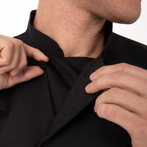 Uniforme de hotel de estilo único Proveedor mayorista en línea Cuello alto Cierre de botón Ropa de chef y recepcionista de hotel - Product Image 3