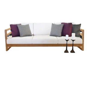 โซฟาพร้อมชุดโต๊ะทำจากไม้คุณภาพดีทนทานและสำหรับใช้ในร่มในสไตล์โมเดิร์น - Product Image 4