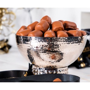 Articles de table pour mariages Bol de service au chocolat Bol de restauration Dessert Bonbons Bol de service Bol rond en métal doré de qualité supérieure à vendre - Product Image 6