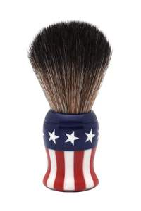 Brosse à barbe de rasage perlée pour hommes, cheveux synthétiques avec manche en résine pour une expérience de rasage en douceur - Product Image 2