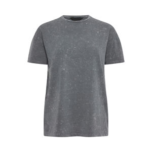 2025 peso pesado de alta calidad 100% algodón lavado ácido camiseta Casual Vintage mujeres lavado ácido camisetas al por mayor transpirable - Product Image 6