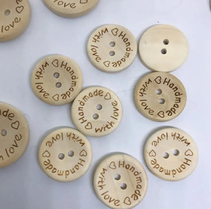 Boutons en bois écologiques-Design à 2 trous pour le tricot, les costumes et les articles faits à la main | VIET FARGIMEX - Product Image 6