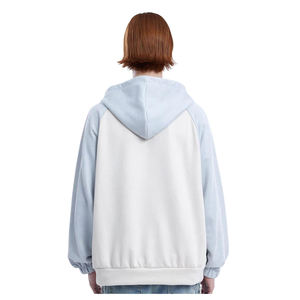 Sudaderas con capucha de hombre de moda de alta calidad al por mayor superior 100% algodón de manga larga sudaderas con capucha de gran tamaño personalizadas - Product Image 2