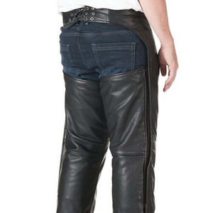 Chaps en cuir pour hommes, grande taille, aspect cuir lisse, imperméables et coupe-vent, pour un usage quotidien décontracté - Product Image 3