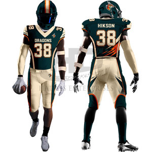 Uniforme de football américain à séchage rapide avec logo personnalisé, vêtements de sport professionnels, uniforme de football américain - Product Image 2