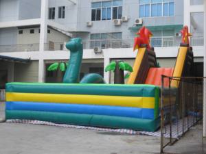 Parc gonflable en PVC Dinosaure Roi pour les fêtes et événements des enfants - Location en extérieur ou lieu d'événement - Product Image 2