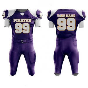 Latest Style Wholesale American Football Uniform Adults Best Design Custom New Arrival Sublimation American Football Uniform - Product Image 6