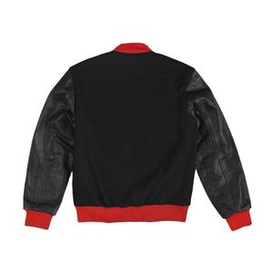 Chaqueta Varsity Personalizada OEM Unisex Estilo Vintage con Letras, Chaqueta Bomber de Invierno 100% Algodón, Transpirable, Estilo Baseball - Product Image 2