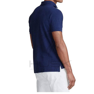 เสื้อโปโลสำหรับผู้ชายเสื้อเชิ๊ตโปโลแบบแห้งเร็วเสื้อเชิ๊ตของผู้ชายเสื้อเชิ๊ตแบบคลาสสิกดีไซน์ตาข่ายสีทึบพิมพ์ลายแบบถักแบบลำลอง - Product Image 3