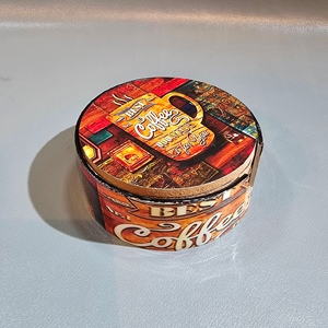 Juego de posavasos de té de seis piezas de Venta caliente esteras y almohadillas de madera de ingeniería con caja fabricada y exportada por Indian Company - Product Image 4