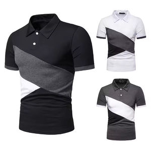 2025 gros Logo personnalisé grande taille hommes Polo Style européen été mode respirant coton T-Shirt sur ZOHAN CRÉATIONS - Product Image 3
