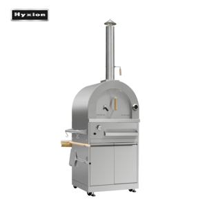 <span class=keywords><strong>Four</strong></span> à pizza durable en acier inoxydable, au <span class=keywords><strong>bois</strong></span> et au gaz, avec armoire inférieure - Product Image 5