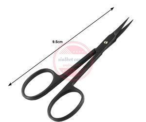 Tijeras para cutículas de uñas de acero inoxidable afiladas profesionales de alta calidad para manicura - Product Image 3