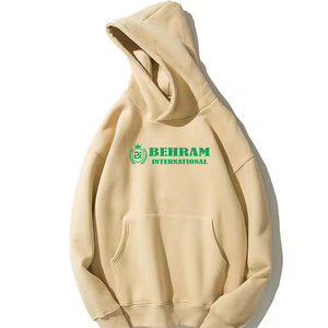 Sweat à capuche unisexe épais et tendance 2026, coupe oversize 220g, épaules tombantes, en molleton écologique ou en tissu éponge français - Product Image 3