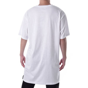 Camiseta personalizada con cuello redondo para hombre, precio al por mayor, 100%, camiseta transpirable de alta calidad, la última línea larga de talla grande - Product Image 2