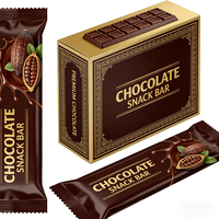 Sachet d'emballage personnalisé en plastique thermoscellable durable pour aliments, céréales, chocolat, snacks, bonbons, barres protéinées