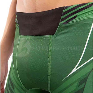 Short de compression en polyester de qualité supérieure Personnaliser la conception Imprimé Liner Gym Short de course pour hommes - Product Image 5
