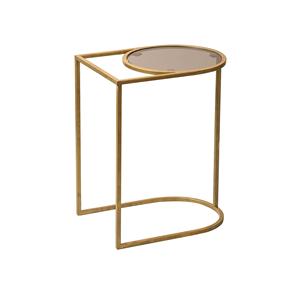 Mesa auxiliar plegable de latón y metal de diseño creativo, estilo tradicional redondo o cuadrado de alta calidad del fabricante de la India - Product Image 1