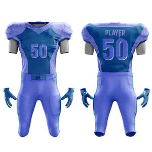 Uniforme de fútbol americano unisex, calidad duradera, transpirable, edición deportiva, de talla grande, Etiqueta Privada, talla XL, poliéster y algodón - Product Image 1