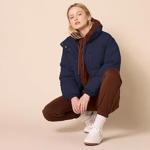 Veste matelassée tendance pour femmes Manteau court d'hiver décontracté pour femmes Veste matelassée élégante Manteau chaud en duvet pour l'hiver - Product Image 1