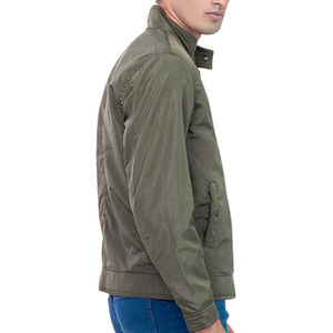 แจ็คเก็ตบอมเบอร์ผ้าแคนวาสสั่งทำสำหรับผู้ชาย สไตล์ลำลองกลางแจ้ง ขายส่งปี 2026 สไตล์ไฮสตรีท สำหรับฤดูหนาว พร้อมโลโก้ด้านหน้า - Product Image 3