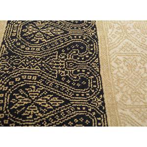 Gulnar Beige & <b>Brown</b> Hand Knotted <b>Wool</b> & Viscose Rug Medallion Pattern for Home Use-SKWV-54 - Product Image 1