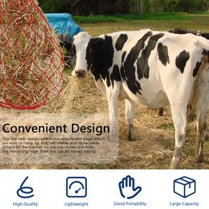 Sac à foin pour chevaux, chèvres, moutons, mangeoire suspendue pour stalles avec service de coupe pour utilisation en écurie - Product Image 4