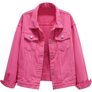 Chaqueta vaquera personalizada para mujer con logotipo personalizado Impresión y bordado de alta calidad disponibles al por mayor - Product Image 6