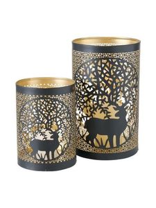 เชิงเทียนทองเหลืองลายฉลุดอกไม้ สไตล์โบราณ โคมไฟวอทีฟสุดหรูสำหรับตกแต่งบ้าน - Product Image 6