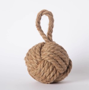 Jute Nautical Knot Door <b>Stopper</b> - Product Image 1
