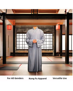 Ropa Tradicional China de Artes Marciales con Cierre de Cordón, Duradera, Ligera, Elástica y de Secado Rápido - Product Image 3