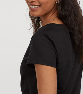 À la mode séchage rapide tenue décontracté personnalisé Logo impression femmes porter haut court 100% coton de qualité supérieure - Product Image 2